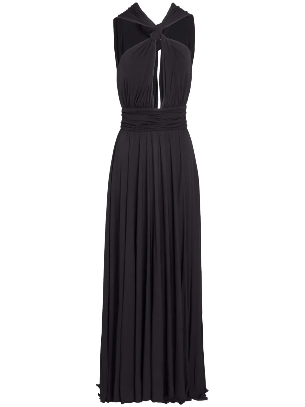 Платье макси с узлом Giambattista Valli, черный
Платье макси с узлом Giambattista Valli, черный