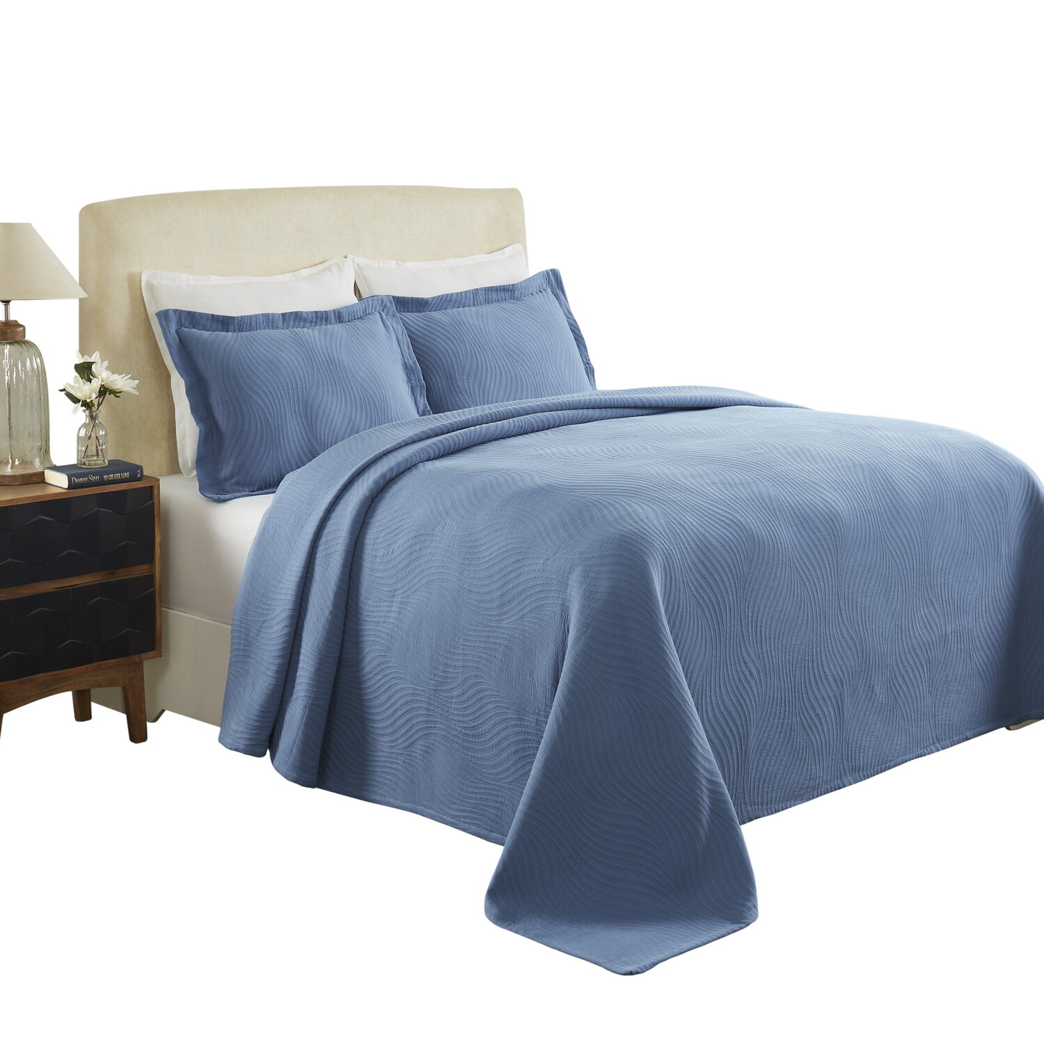 Комплект постельного белья Cascade из 3 предметов с хлопковым жаккардом Matelass © Джинсовый синий / королева GoLinens, цвет Other, Blue
Комплект постельного белья Cascade из 3 предметов с хлопковым жаккардом Matelass © Джинсовый синий / королева GoLinens, цвет Other, Blue