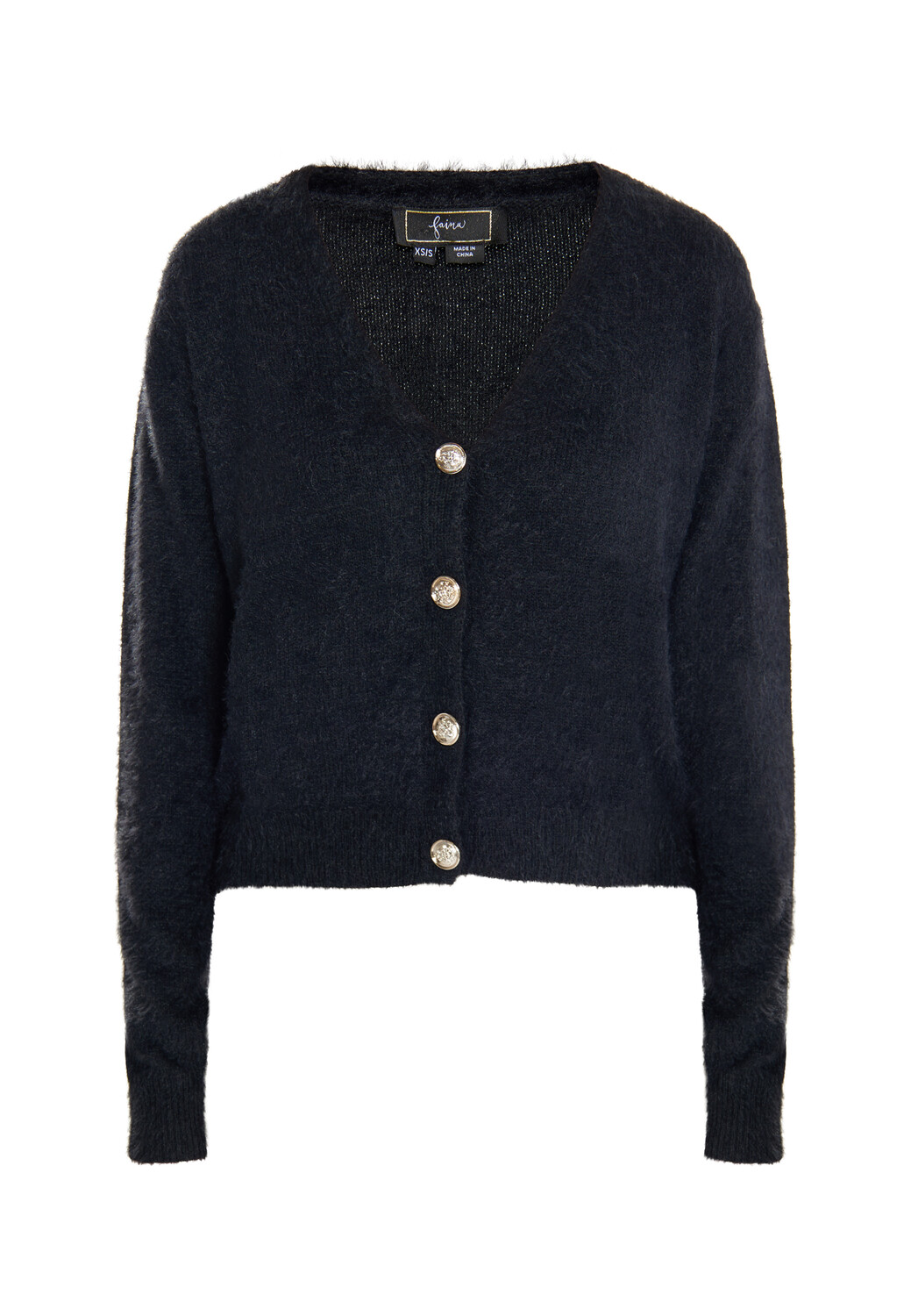 Толстовка faina Strickjacke, черный
Толстовка faina Strickjacke, черный