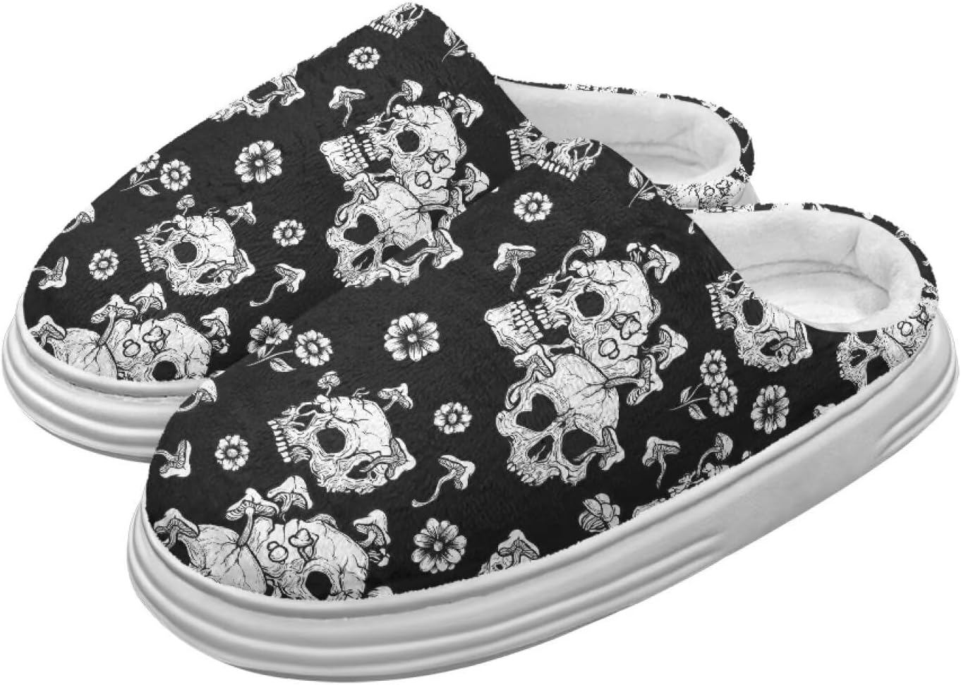 Милые пушистые домашние тапочки для женщин и мужчин, мягкие плюшевые теплые праздничные тапочки, зимние уютные тапочки для спальни, размеры США 4-10 Chririnla, Gothic Skull Floral
Милые пушистые домашние тапочки для женщин и мужчин, мягкие плюшевые теплые праздничные тапочки, зимние уютные тапочки для спальни, размеры США 4-10 Chririnla, Gothic Skull Floral