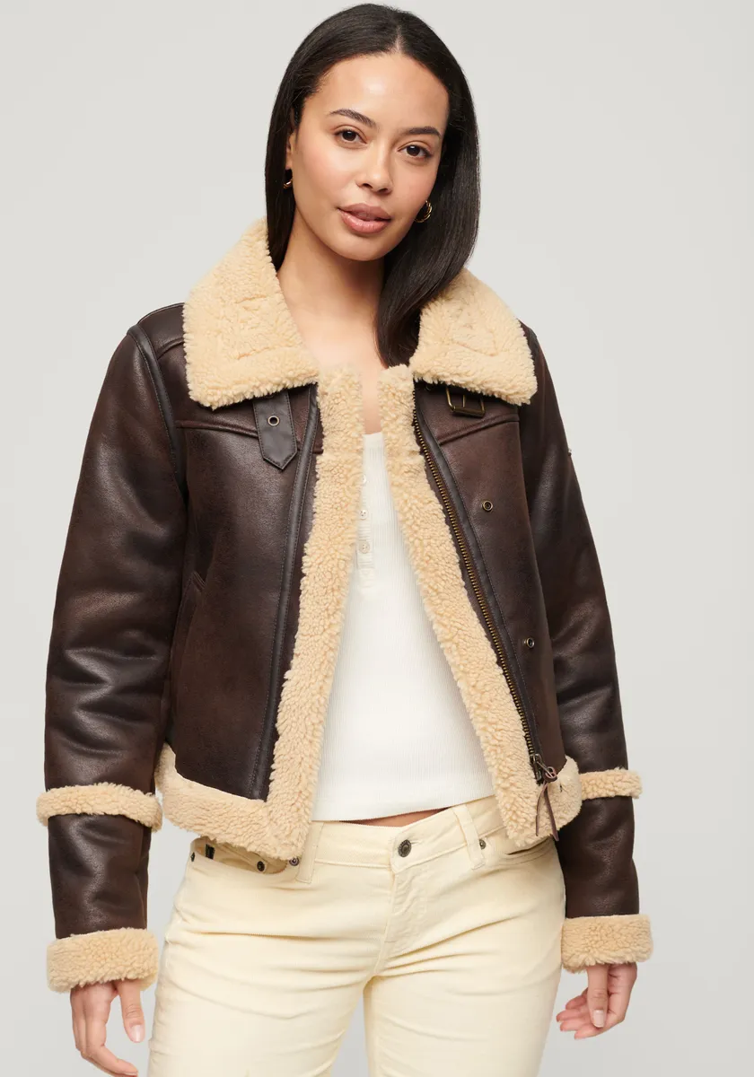 Куртка из искусственной кожи Superdry "КУРТКА ИЗ ИСКУССТВЕННОЙ ДУЧИ", коричневый
Куртка из искусственной кожи Superdry "КУРТКА ИЗ ИСКУССТВЕННОЙ ДУЧИ", коричневый