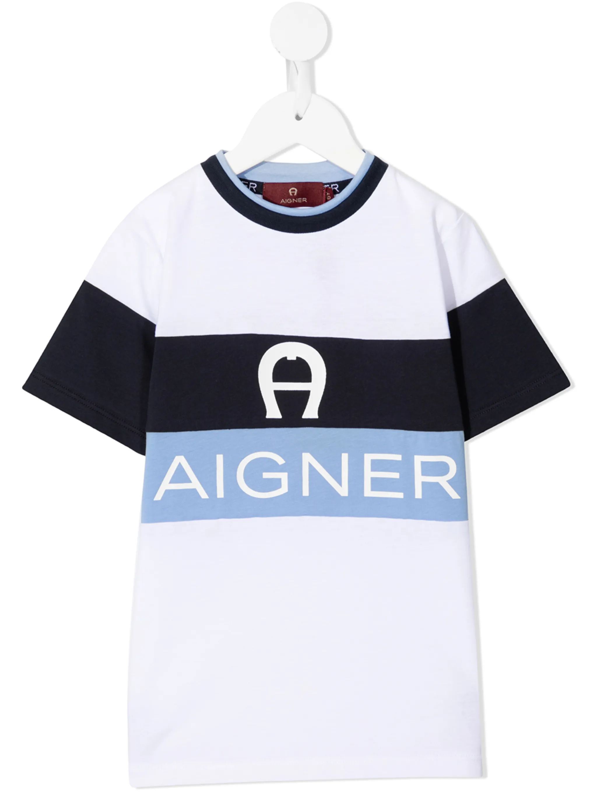 Футболка с контрастными полосками и логотипом Aigner Kids, белый
Футболка с контрастными полосками и логотипом Aigner Kids, белый