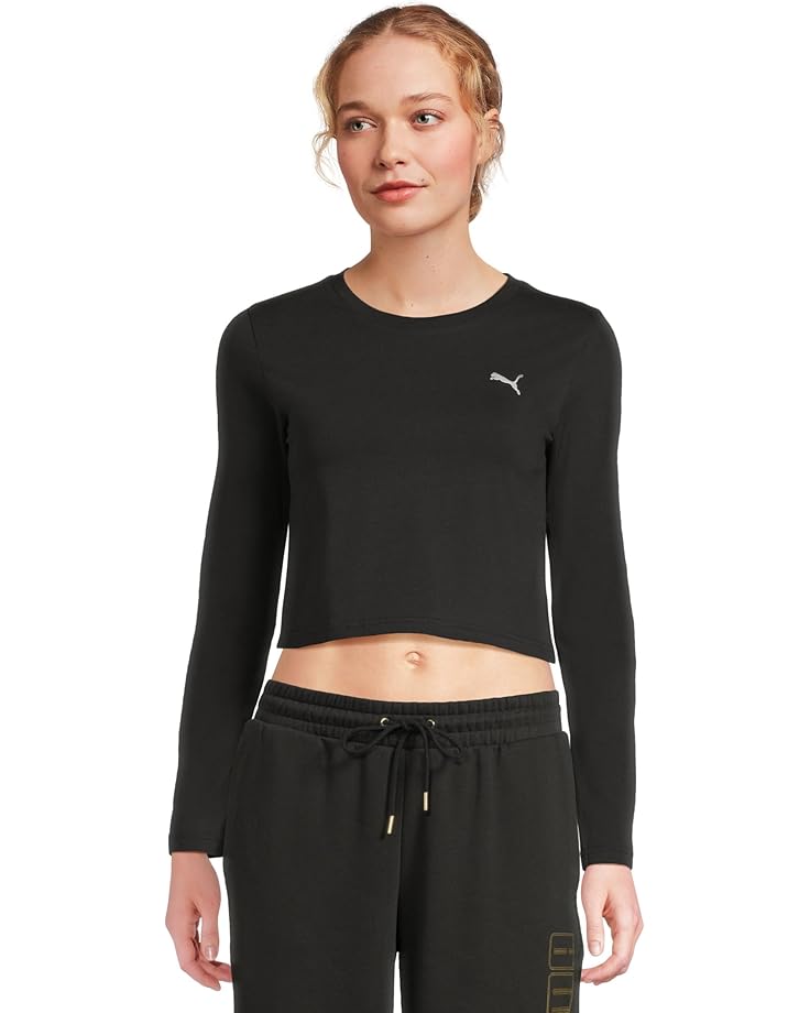 Женская укороченная футболка с длинным рукавом PUMA Essentials, Puma Black
Женская укороченная футболка с длинным рукавом PUMA Essentials, Puma Black