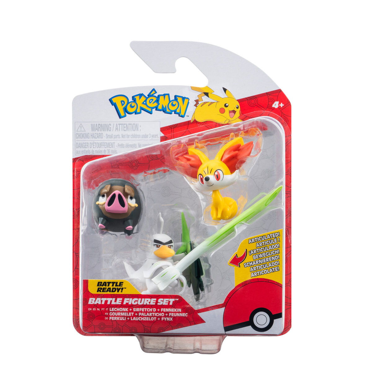 PKW - Набор боевых фигурок (3PK: Fennekin, Lechonk, Sirfetch'd) W20 Pokemon
PKW - Набор боевых фигурок (3PK: Fennekin, Lechonk, Sirfetch'd) W20 Pokemon