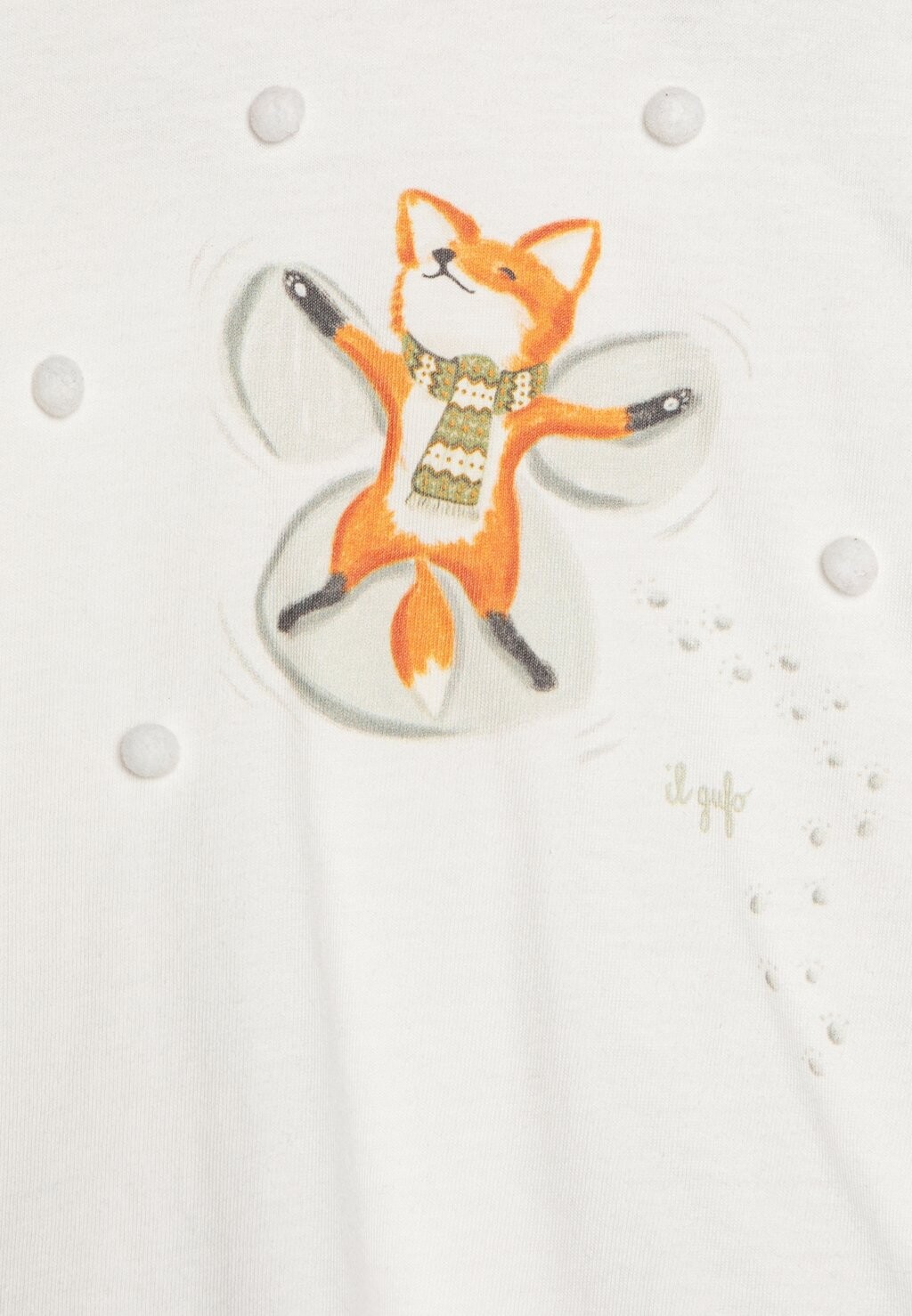 Топ с длинными рукавами Il Gufo, белый
Топ с длинными рукавами Il Gufo, белый