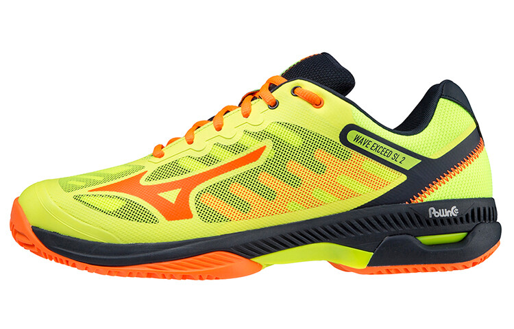 Теннисные туфли унисекс с низким верхом желтые/красные Mizuno 
Теннисные туфли унисекс с низким верхом желтые/красные Mizuno