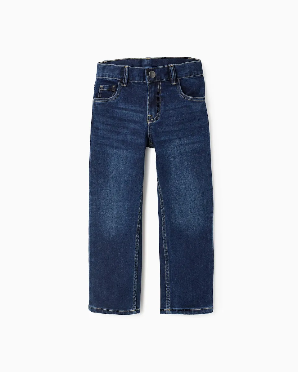 Ковбойские джинсы для мальчика прямого кроя с регулируемой талией Zippy, темно-синий
Ковбойские джинсы для мальчика прямого кроя с регулируемой талией Zippy, темно-синий