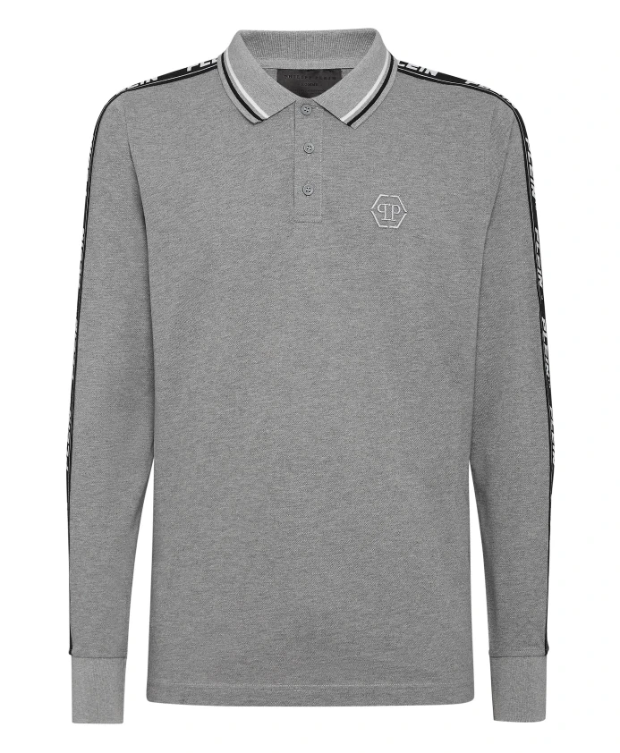 Рубашка поло с длинными рукавами Philipp Plein, серый
Рубашка поло с длинными рукавами Philipp Plein, серый