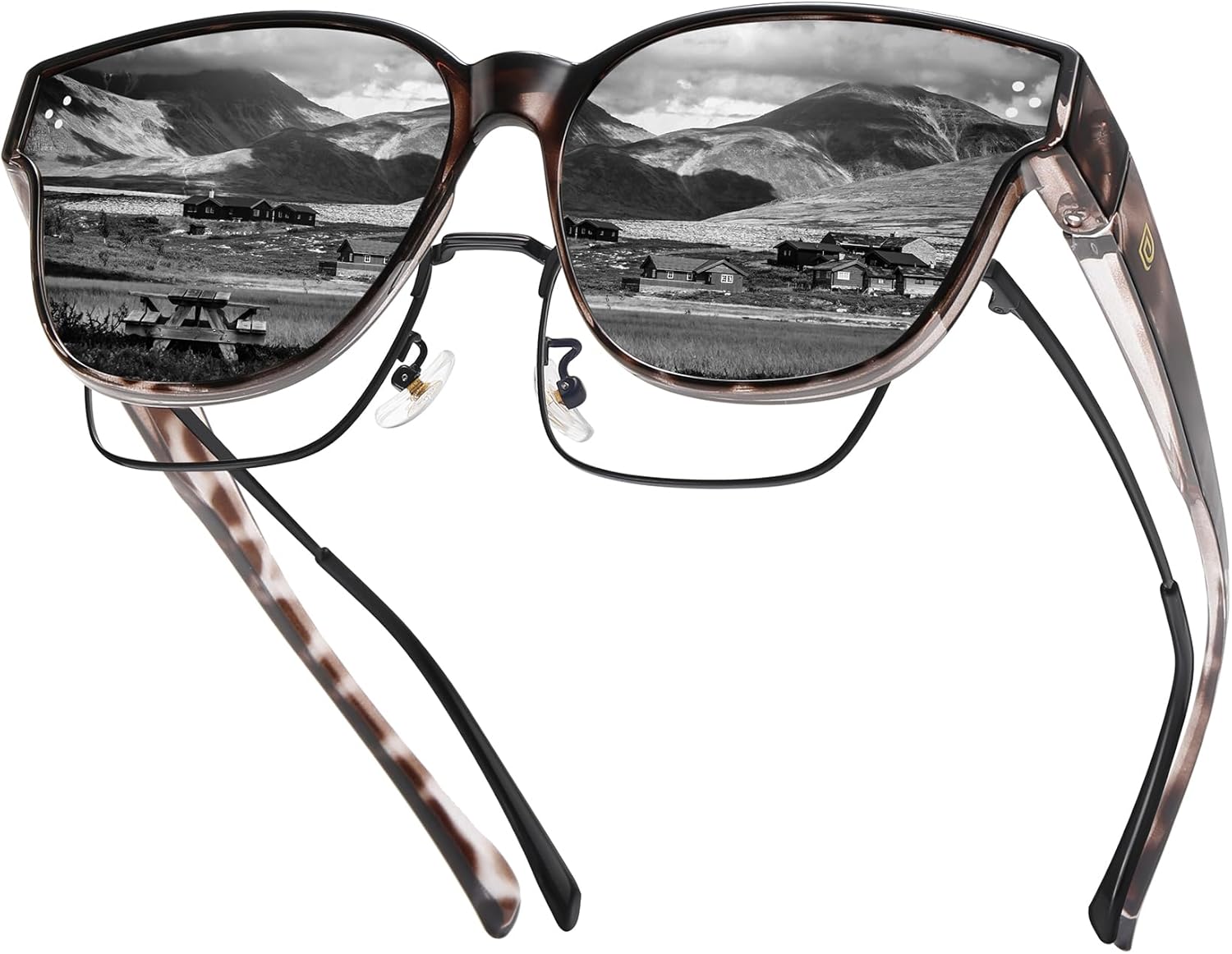 Солнцезащитные очки DUCO Fit Over для мужчин и женщин, надеваемые поверх обычных очков, ретро-очки с обтекаемой формой, поляризованные, защита UV400, модель DC8981, Grey Tortoise Frame Grey Lens
Солнцезащитные очки DUCO Fit Over для мужчин и женщин, надеваемые поверх обычных очков, ретро-очки с обтекаемой формой, поляризованные, защита UV400, модель DC8981, Grey Tortoise Frame Grey Lens