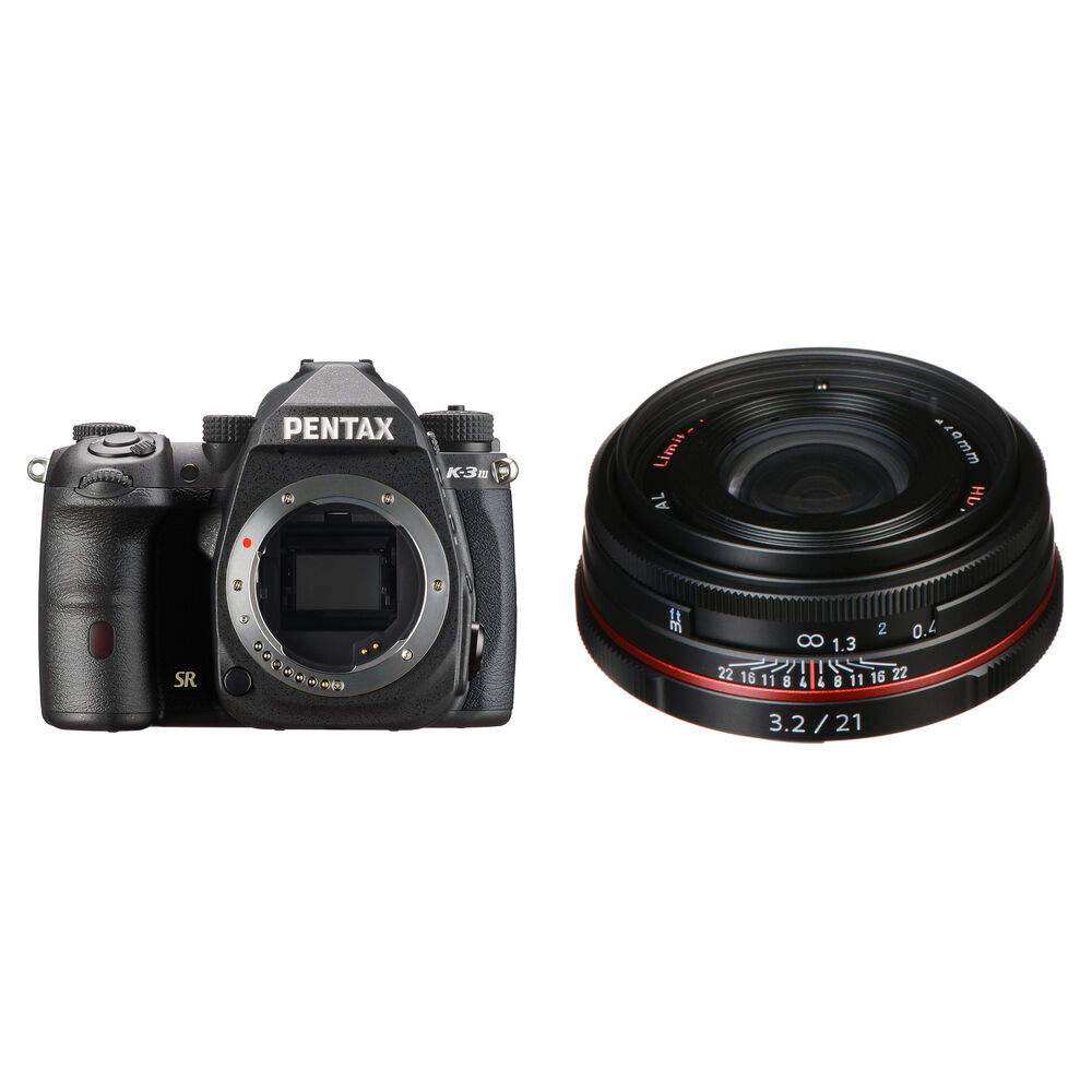 Зеркальная камера Pentax K-3 Mark III DSLR Camera with 21mm f/3.2 Lens Kit (Black)
Зеркальная камера Pentax K-3 Mark III DSLR Camera with 21mm f/3.2 Lens Kit (Black)