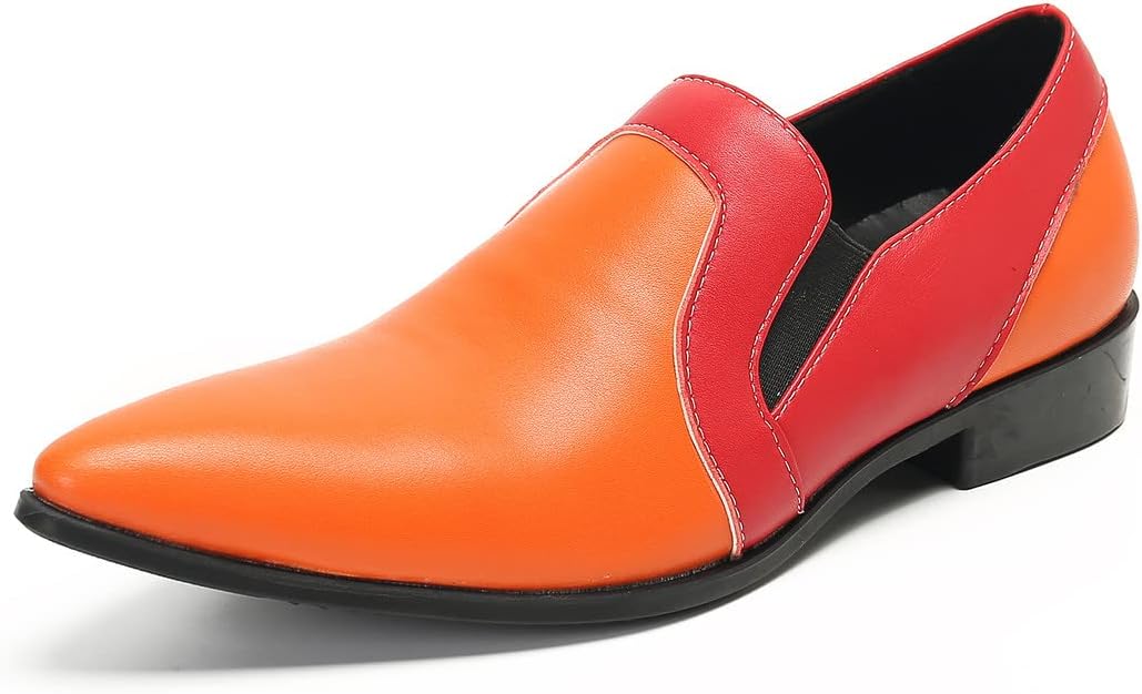 Мужские лоферы Santimon, слипоны, повседневные и деловые двухцветные пенни-лоферы, для выпускного, свадьбы, торжеств, за рулем, летняя обувь для прогулок для парней, оранжевый
Мужские лоферы Santimon, слипоны, повседневные и деловые двухцветные пенни-лоферы, для выпускного, свадьбы, торжеств, за рулем, летняя обувь для прогулок для парней, оранжевый
