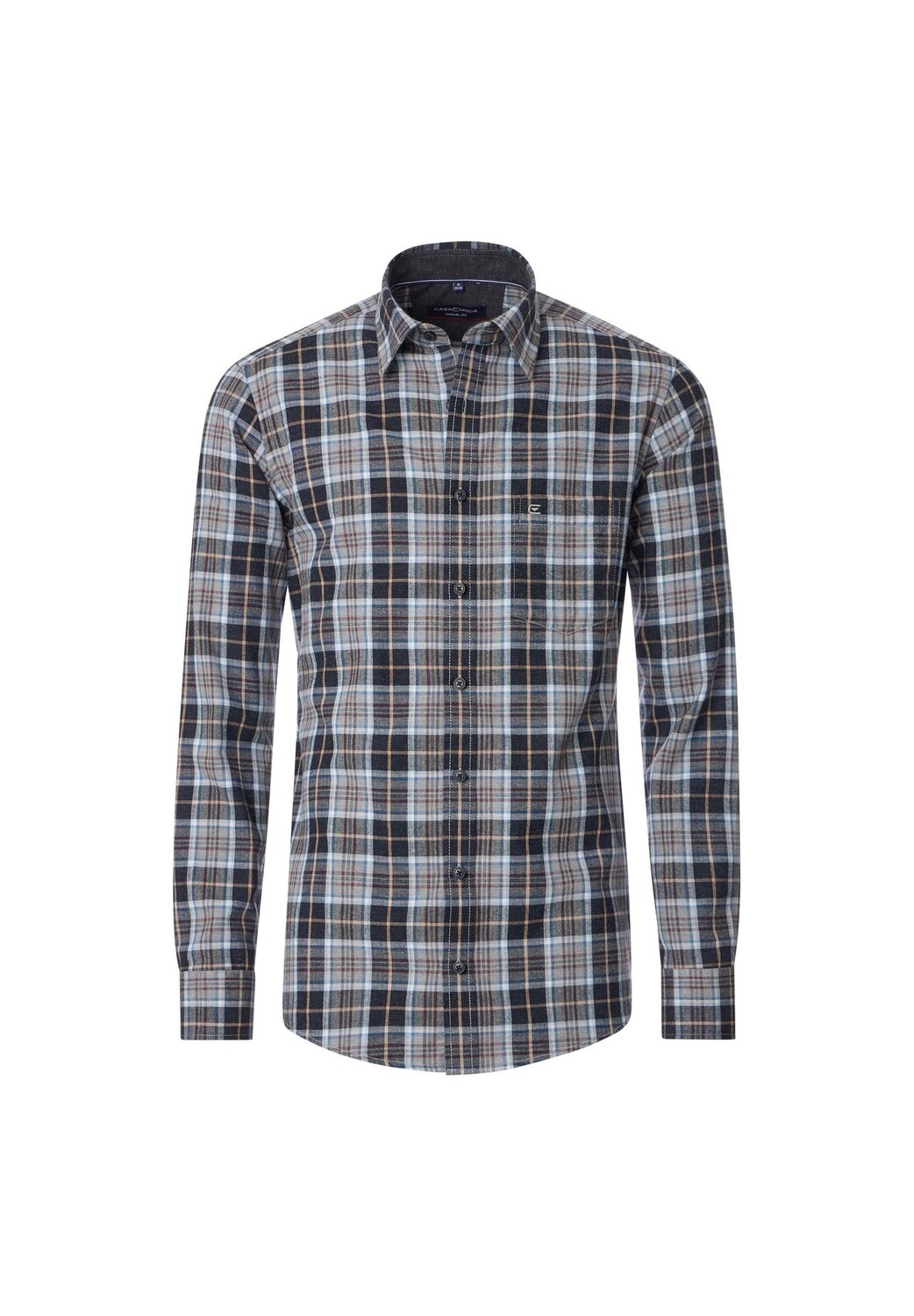 Мужская фланелевая рубашка повседневного кроя в клетку CASAMODA, синий
Мужская фланелевая рубашка повседневного кроя в клетку CASAMODA, синий