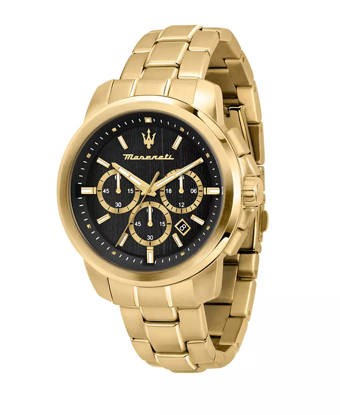 Мужские часы Date Gold с металлическим браслетом, 44 мм Maserati
Мужские часы Date Gold с металлическим браслетом, 44 мм Maserati