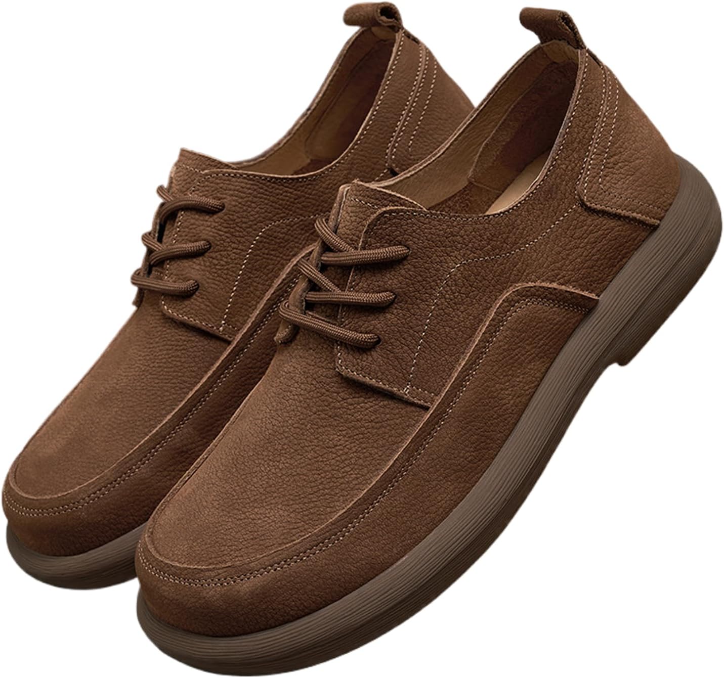 Мужские кожаные массивные платформенные ретро-оксфорды Классический круглый носок Удобная мягкая подошва Нескользящие повседневные обувные для прогулок Fifilapin, хаки
Мужские кожаные массивные платформенные ретро-оксфорды Классический круглый носок Удобная мягкая подошва Нескользящие повседневные обувные для прогулок Fifilapin, хаки