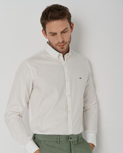 Мужская спортивная рубашка Оксфорд стандартного кроя Roberto Verino, белый
Мужская спортивная рубашка Оксфорд стандартного кроя Roberto Verino, белый