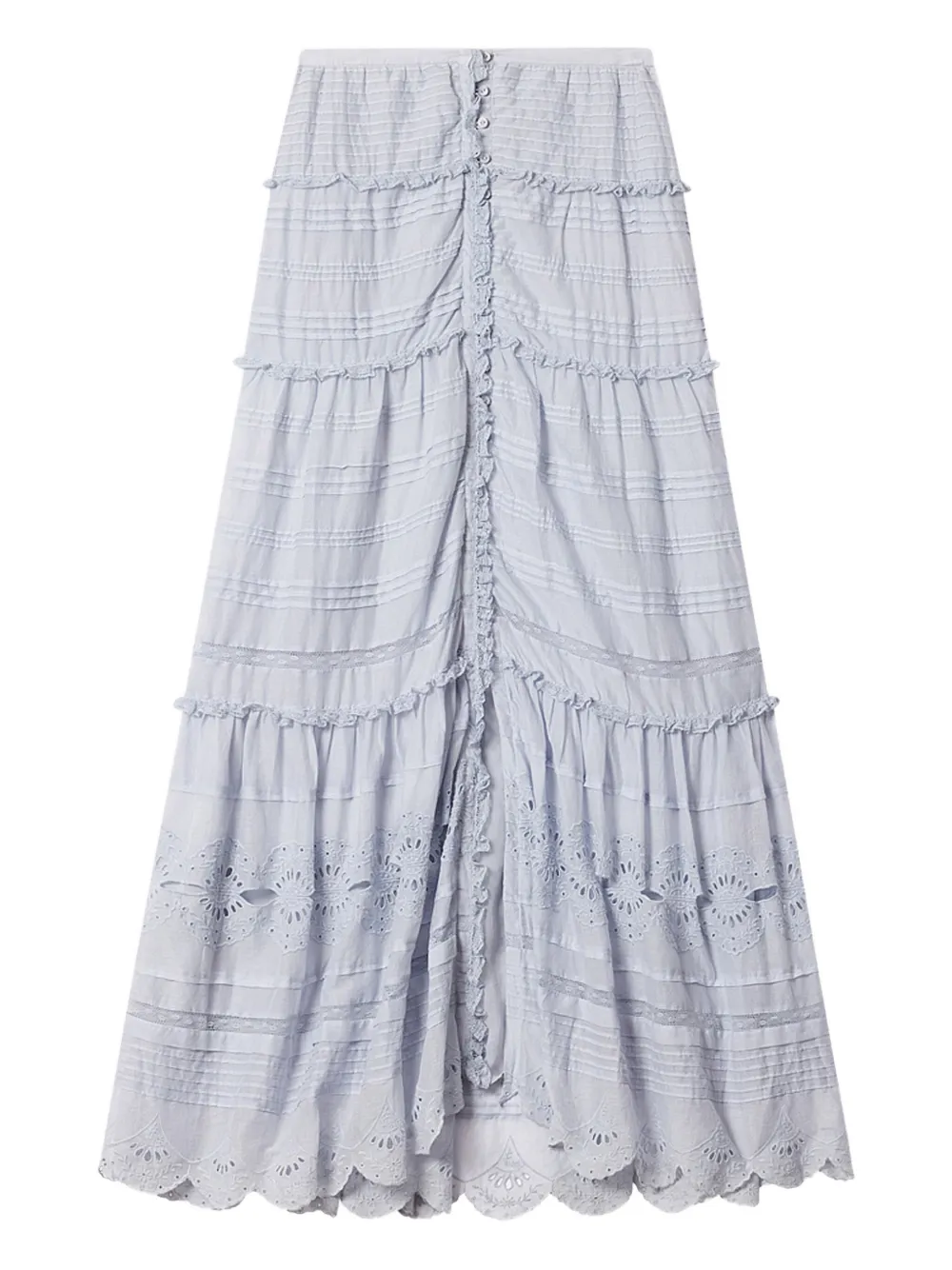 Ярусная юбка макси Paoline Marant Étoile, синий
Ярусная юбка макси Paoline Marant Étoile, синий