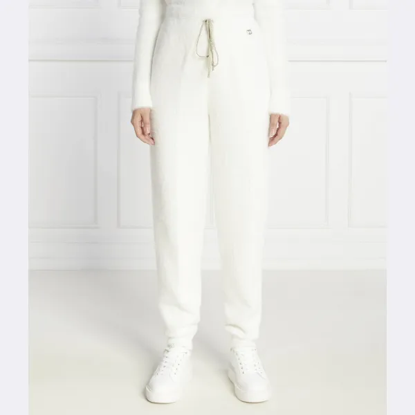 Трикотажные брюки стандартного кроя Twin-Set, белый
Трикотажные брюки стандартного кроя Twin-Set, белый