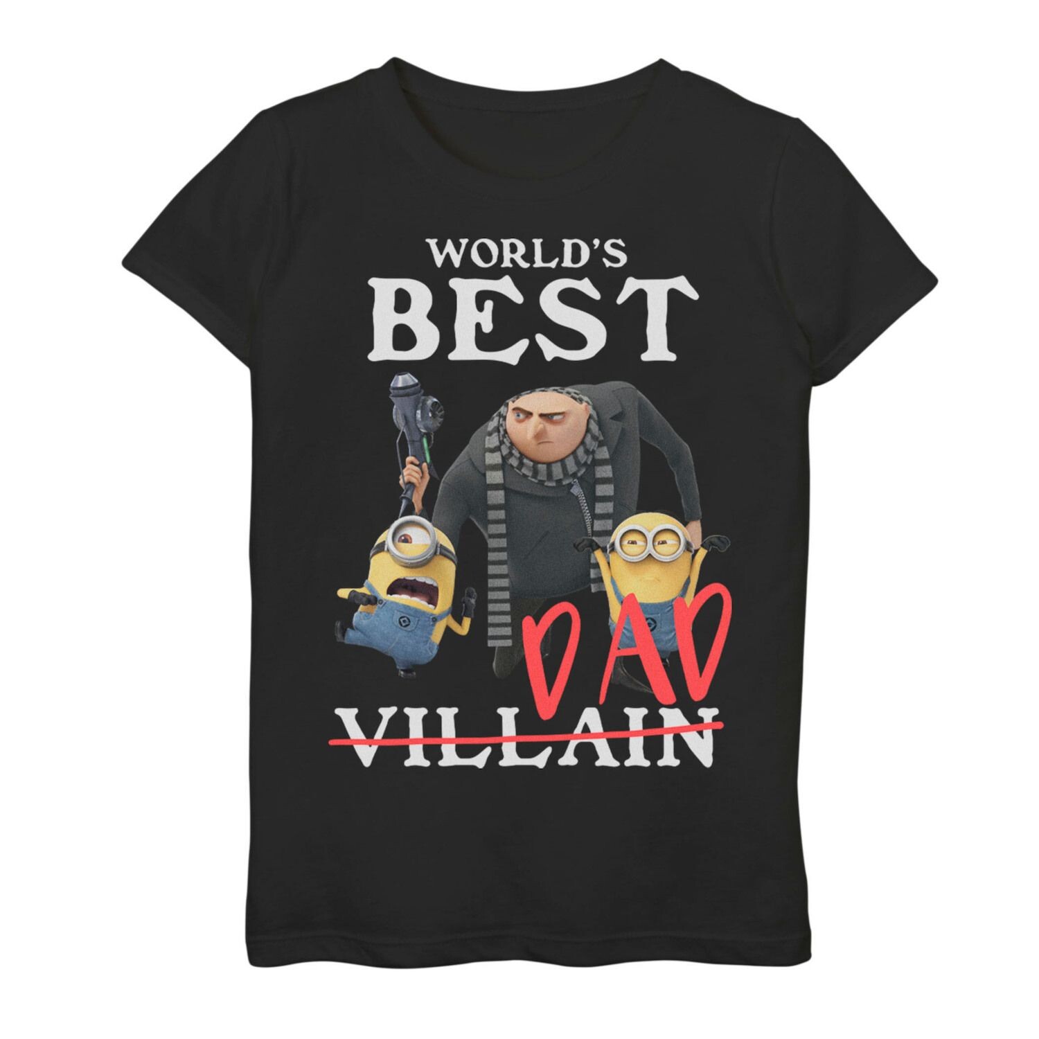 Футболка с изображением портрета существа для девочек 7–16 лет «Гадкий я» «Миньоны» Licensed Character
Футболка с изображением портрета существа для девочек 7–16 лет «Гадкий я» «Миньоны» Licensed Character