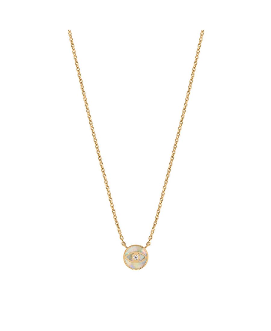 Ожерелье из перламутра с защитой от сглаза Обитай под защитой Karma and Luck, Gold/White
Ожерелье из перламутра с защитой от сглаза Обитай под защитой Karma and Luck, Gold/White