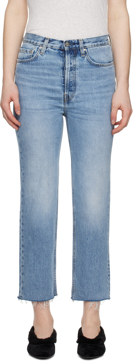 Синие джинсы классического кроя TOTEME
Синие джинсы классического кроя TOTEME