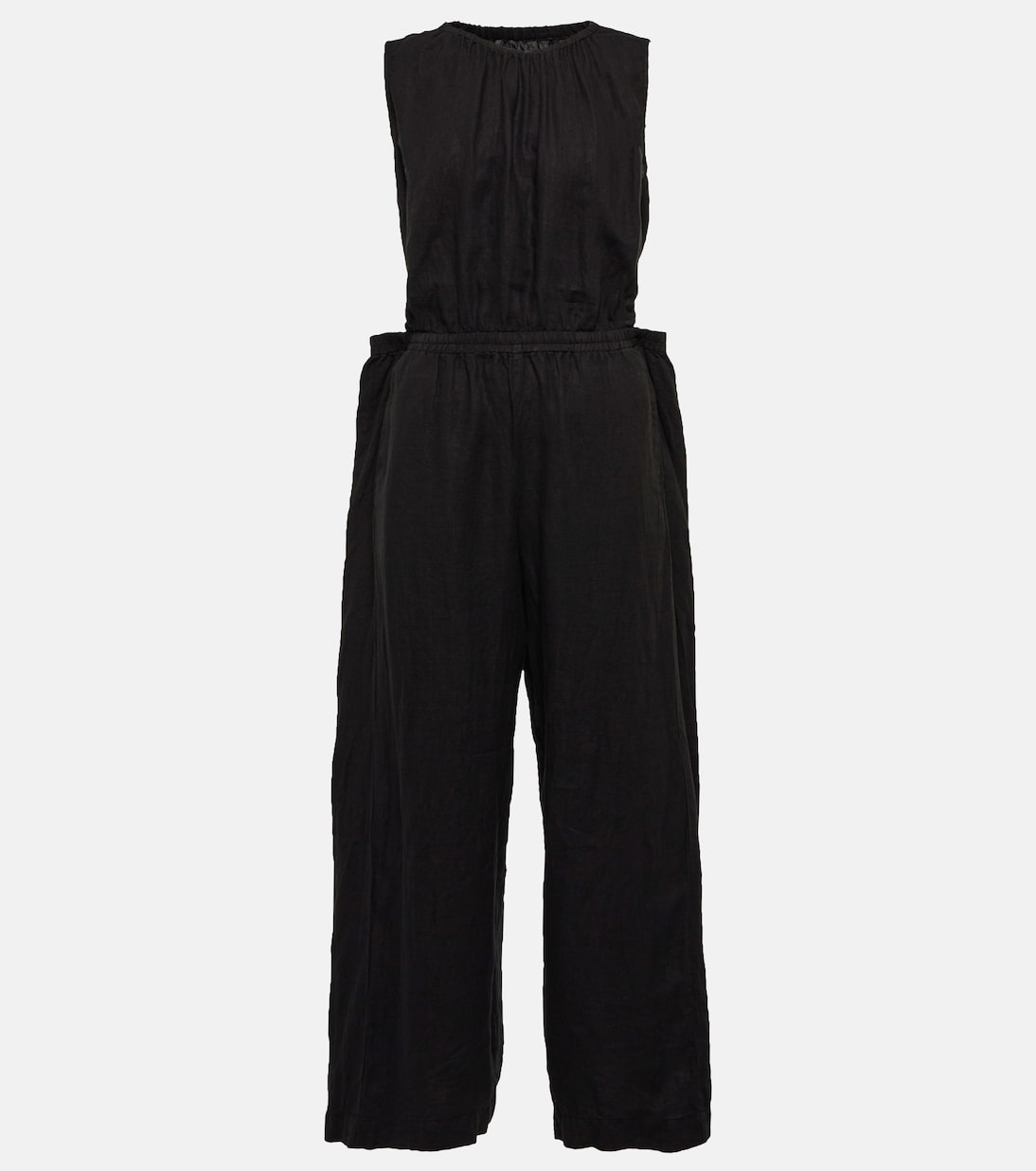 Льняной комбинезон Vivi с вырезом Velvet, черный
Льняной комбинезон Vivi с вырезом Velvet, черный