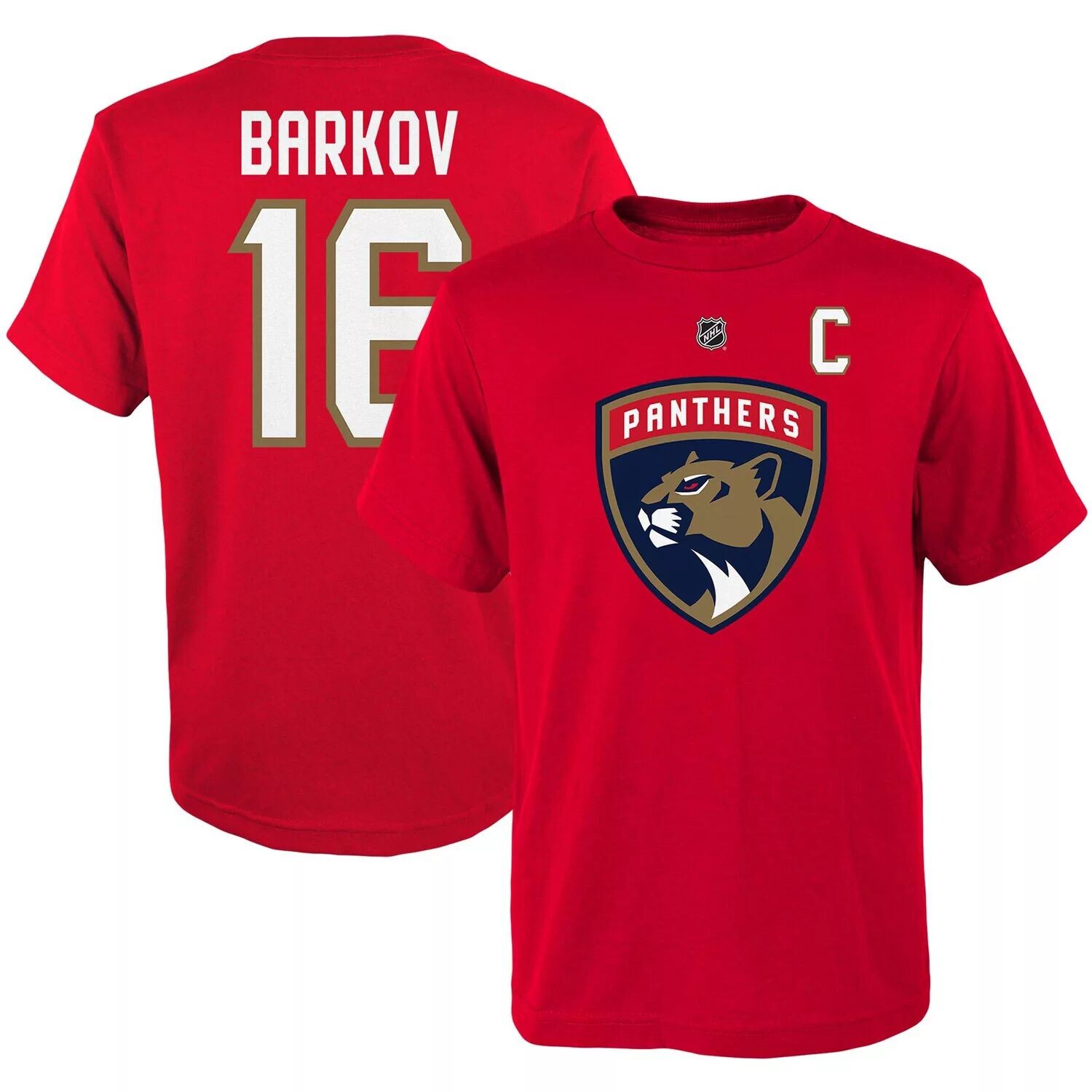 Молодёжная футболка Александра Баркова Red Florida Panthers с именем и номером Outerstuff
Молодёжная футболка Александра Баркова Red Florida Panthers с именем и номером Outerstuff