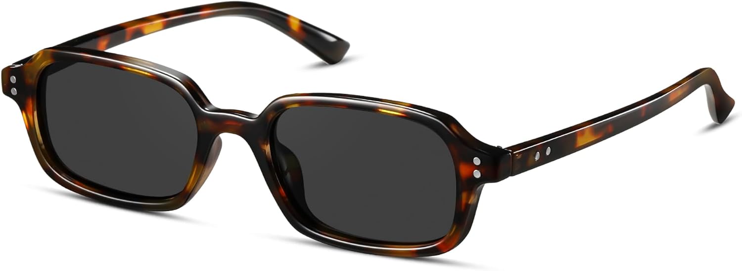 Модные прямоугольные поляризованные солнцезащитные очки для женщин и мужчин в стиле ретро, маленькие квадратные солнцезащитные очки, винтажные очки 90-х годов CL012 Colrea, Tortoise Frame/Black Lenses
Модные прямоугольные поляризованные солнцезащитные очки для женщин и мужчин в стиле ретро, маленькие квадратные солнцезащитные очки, винтажные очки 90-х годов CL012 Colrea, Tortoise Frame/Black Lenses