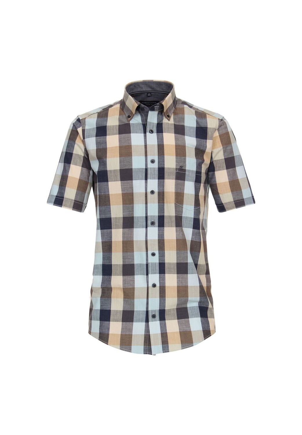 Мужская повседневная рубашка в клетку с короткими рукавами, повседневного кроя CASAMODA, цвет Graues Dunkelblau
Мужская повседневная рубашка в клетку с короткими рукавами, повседневного кроя CASAMODA, цвет Graues Dunkelblau