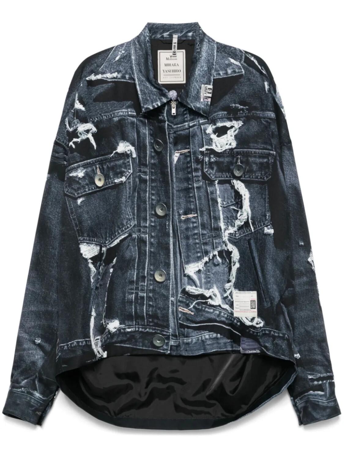 Maison MIHARA YASUHIRO жакет Trompe l'oeil, черный 
Maison MIHARA YASUHIRO жакет Trompe l'oeil, черный