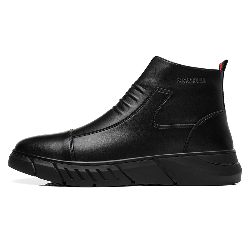 XIMO BULL Мужские черные зимние ботинки на шнуровке с меховой подкладкой, цвет Black Fleece-Lined
XIMO BULL Мужские черные зимние ботинки на шнуровке с меховой подкладкой, цвет Black Fleece-Lined