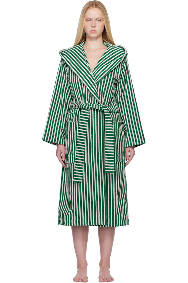 Терри халат с капюшоном Tekla, зеленый
Терри халат с капюшоном Tekla, зеленый