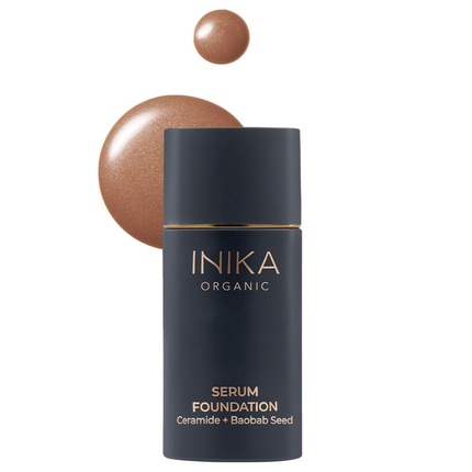 Тональная основа-сыворотка с покрытием от среднего до полного, с эффектом второй кожи Inika Organic
Тональная основа-сыворотка с покрытием от среднего до полного, с эффектом второй кожи Inika Organic