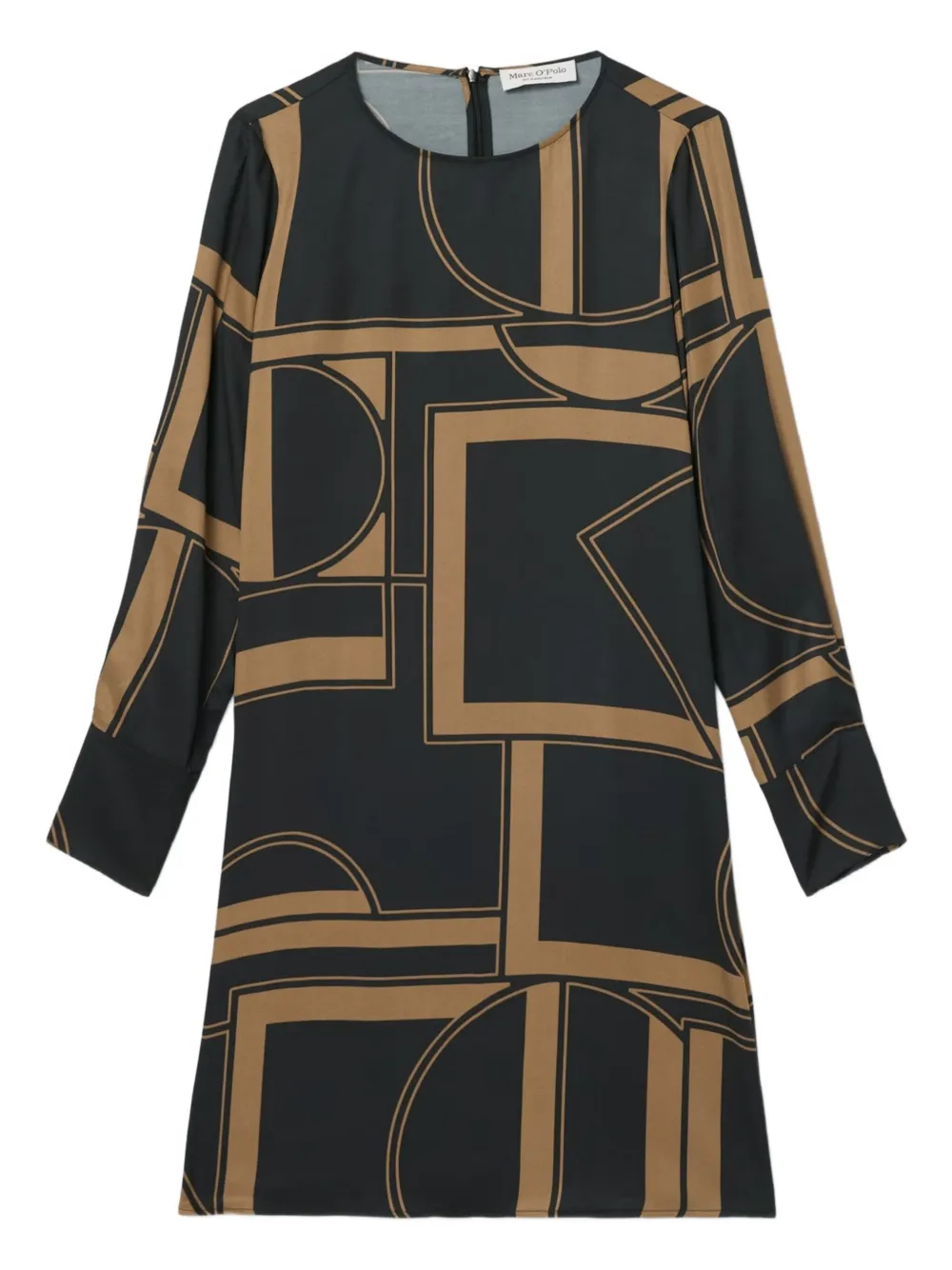 Платье мини с длинными рукавами и геометричным принтом Marc O'Polo, черный
Платье мини с длинными рукавами и геометричным принтом Marc O'Polo, черный