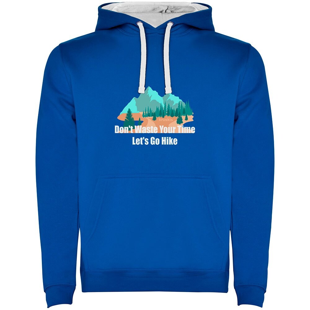 Худи Kruskis Dont Waste Your Time Two Colour, синий 
Худи Kruskis Dont Waste Your Time Two Colour, синий