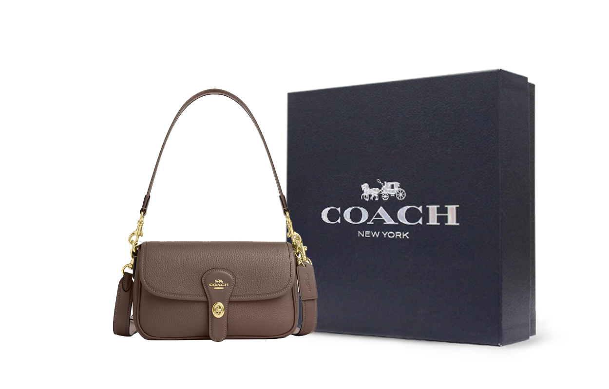 COACH Сумка через плечо из зернистой кожи личи среднего размера для женщин золотистая с тёмным драгоценным камнем
COACH Сумка через плечо из зернистой кожи личи среднего размера для женщин золотистая с тёмным драгоценным камнем
