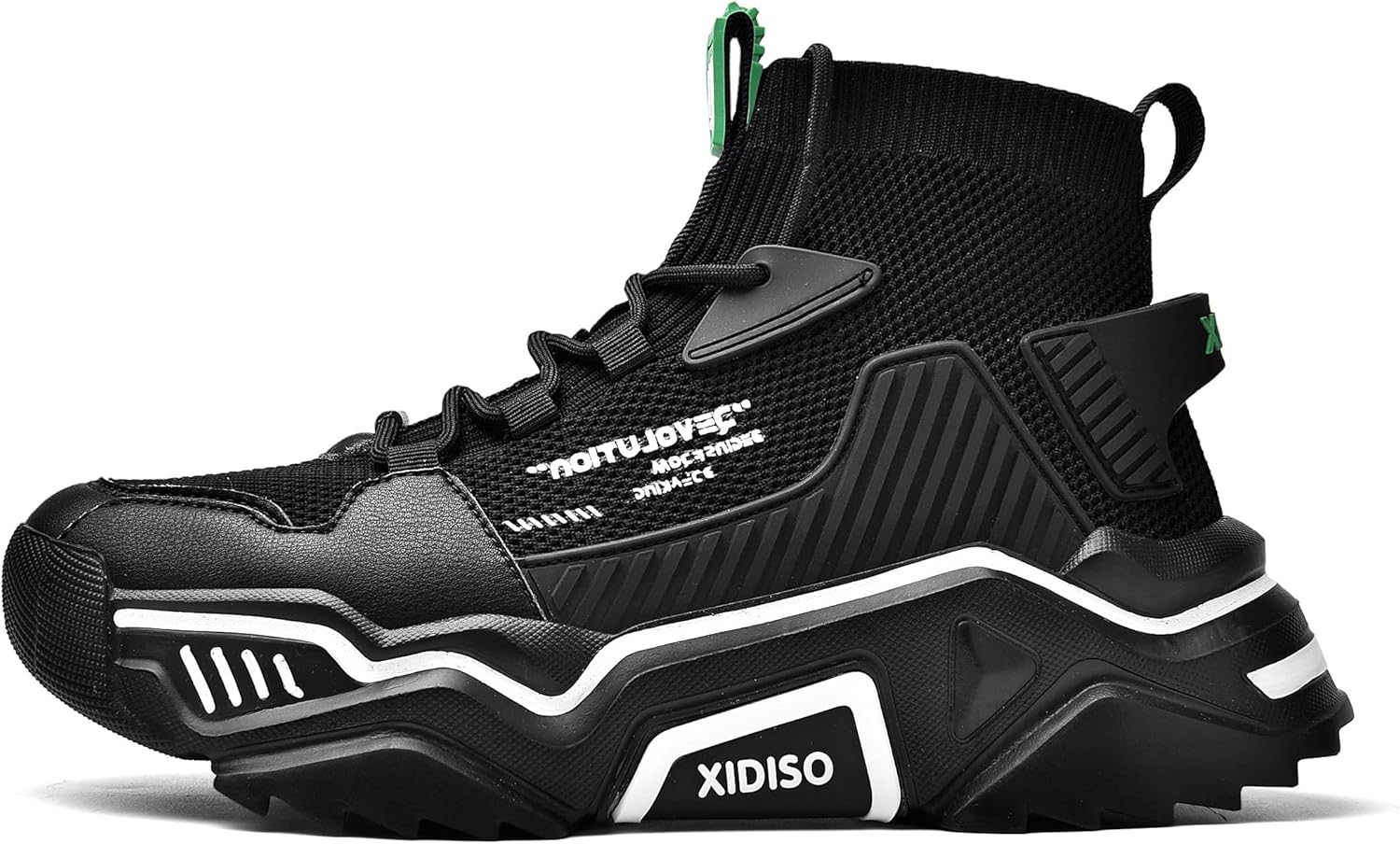 Кроссовки SANNAX для мужчин, высокие повседневные прогулочные сандалии с нескользящей подошвой, дышащей сеткой и легким весом, черный
Кроссовки SANNAX для мужчин, высокие повседневные прогулочные сандалии с нескользящей подошвой, дышащей сеткой и легким весом, черный