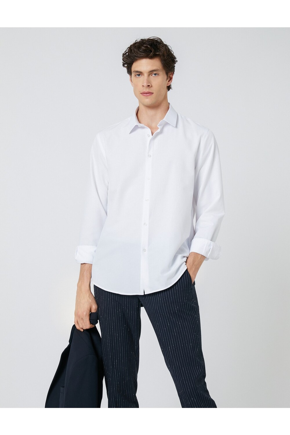Спортивная рубашка Slim Fit с классическим воротником и длинными рукавами, без железа Koton, белый
Спортивная рубашка Slim Fit с классическим воротником и длинными рукавами, без железа Koton, белый