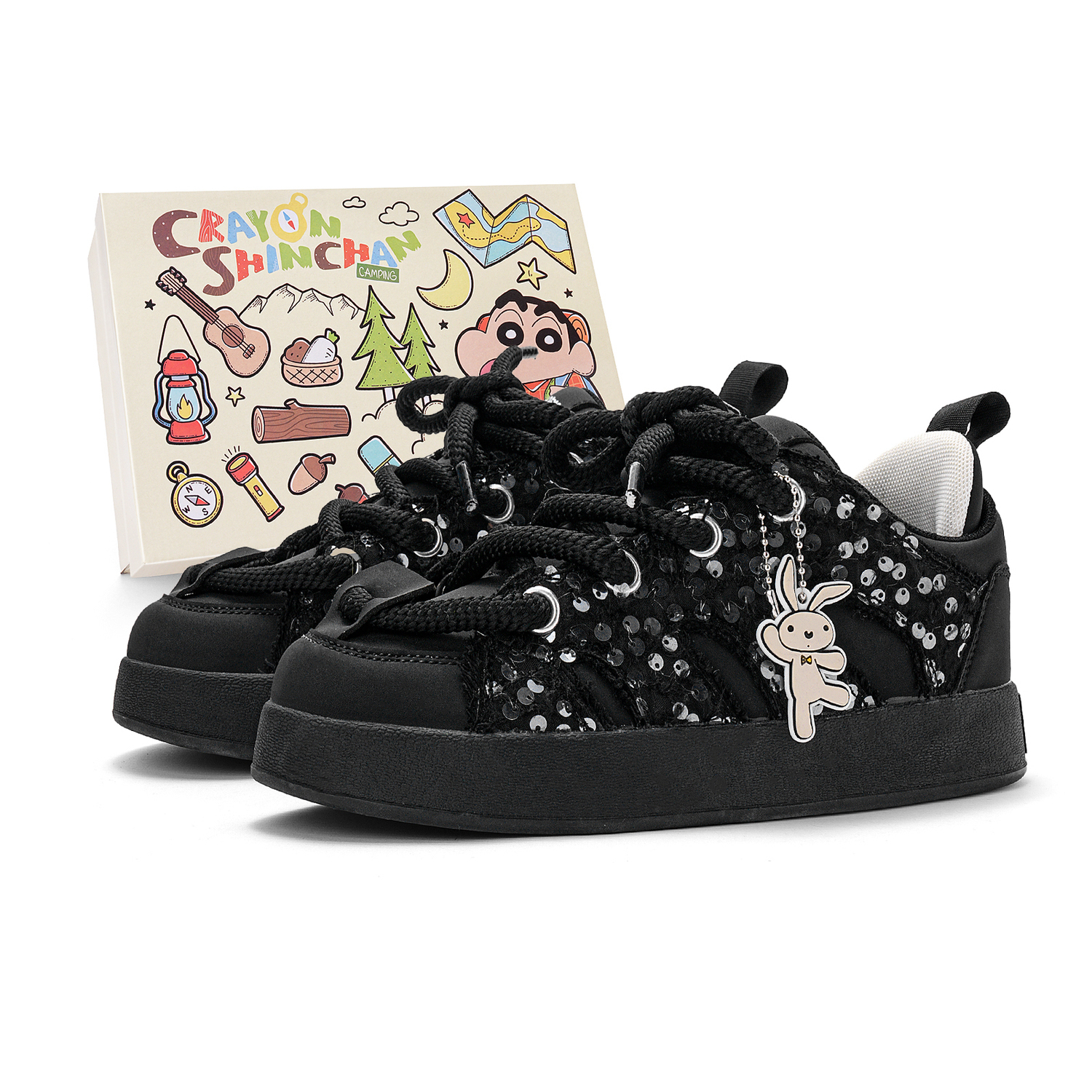 Crayon Shinchan Низкие скейтерские кроссовки унисекс Wealth Black в подарочной коробке премиум, цвет Wealth Black-Premium Gift Box Set
Crayon Shinchan Низкие скейтерские кроссовки унисекс Wealth Black в подарочной коробке премиум, цвет Wealth Black-Premium Gift Box Set