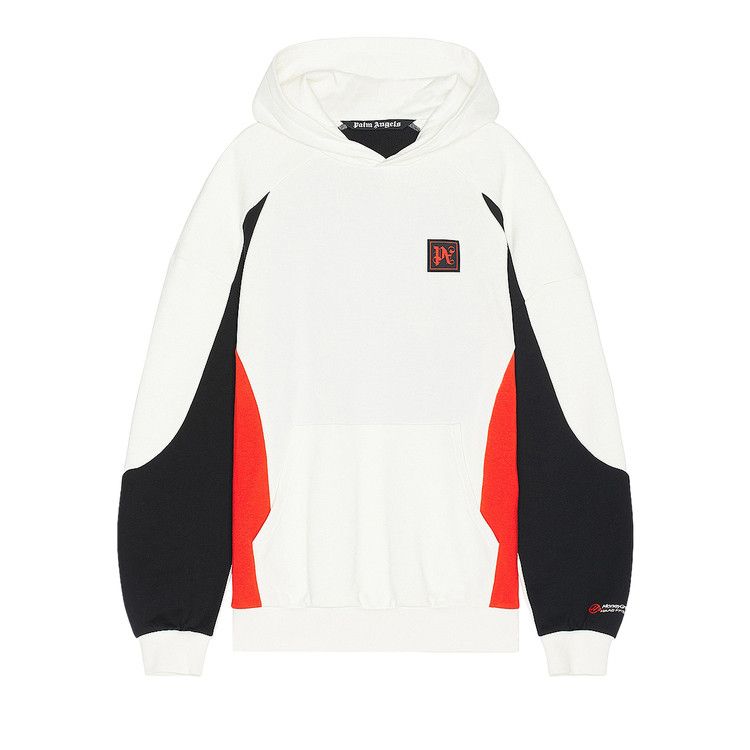 Толстовка Palm Angels Hoody, Off White/Black 
Толстовка Palm Angels Hoody, Off White/Black