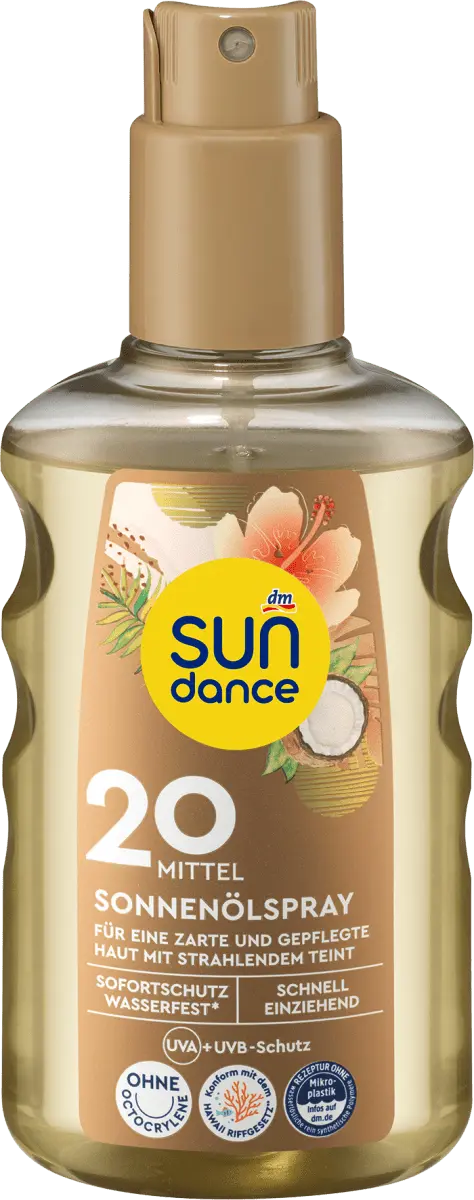 Солнцезащитное масло-спрей SPF 20 200 мл SUNDANCE
Солнцезащитное масло-спрей SPF 20 200 мл SUNDANCE