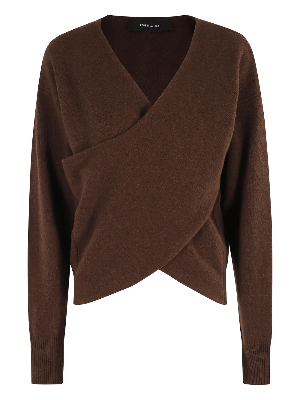 Свитер с длинными рукавами Federica Tosi, коричневый
Свитер с длинными рукавами Federica Tosi, коричневый