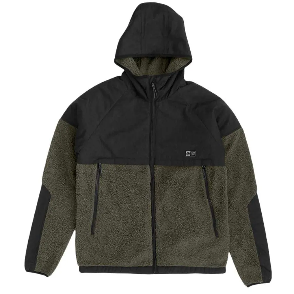 Флис Salty Crew Shield sherpa full zip, зеленый
Флис Salty Crew Shield sherpa full zip, зеленый