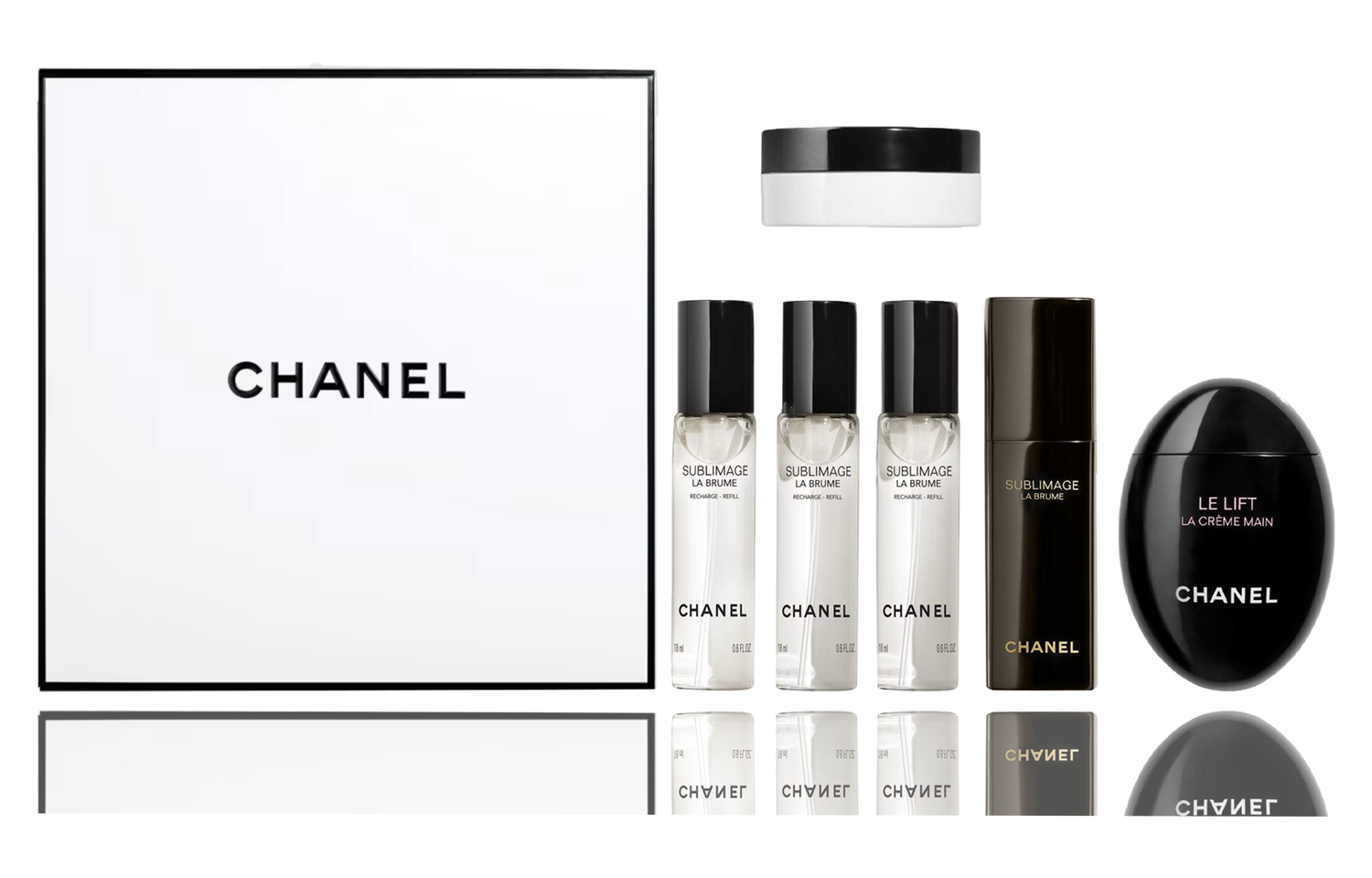 Увлажняющий спрей для лица восстанавливающий крем для рук бальзам для губ набор средств для ухода за кожей увлажняющий и питающий набор из шести предметов CHANEL
Увлажняющий спрей для лица восстанавливающий крем для рук бальзам для губ набор средств для ухода за кожей увлажняющий и питающий набор из шести предметов CHANEL