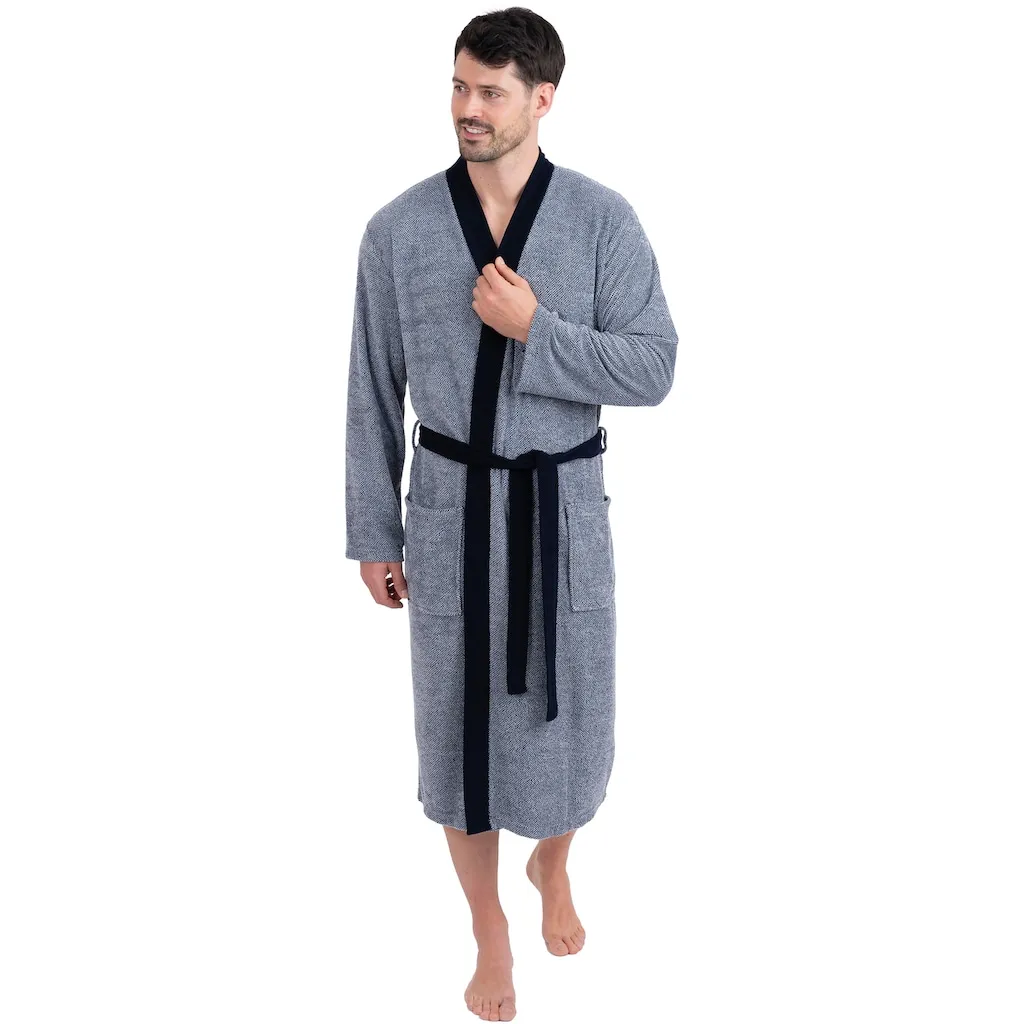 Мужской халат 2726, идеален для сауны и спа, гостиничный халат, утренний халат, 1 шт., замечательный узор Wewo Fashion, Navy patterned
Мужской халат 2726, идеален для сауны и спа, гостиничный халат, утренний халат, 1 шт., замечательный узор Wewo Fashion, Navy patterned