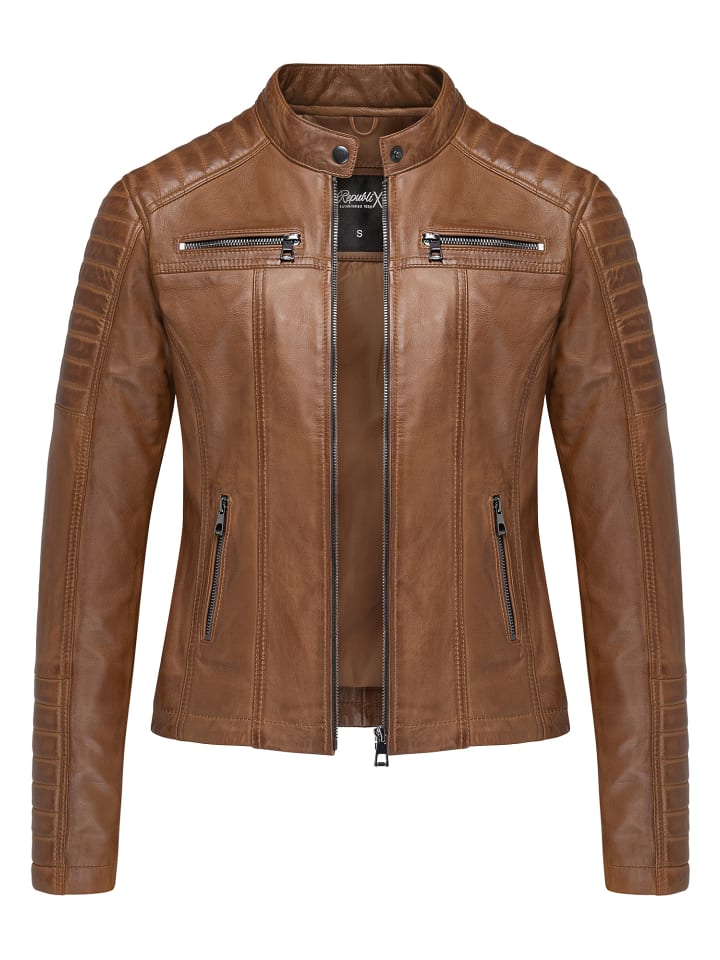 Кожаная куртка REPUBLIX, коричневый
Кожаная куртка REPUBLIX, коричневый