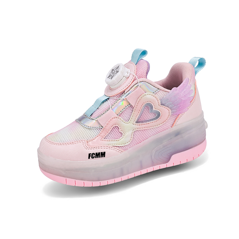 Износостойкие, дышащие, легкие, амортизирующие, средней высоты, повседневные детские кроссовки FCMM, розовый 
Износостойкие, дышащие, легкие, амортизирующие, средней высоты, повседневные детские кроссовки FCMM, розовый