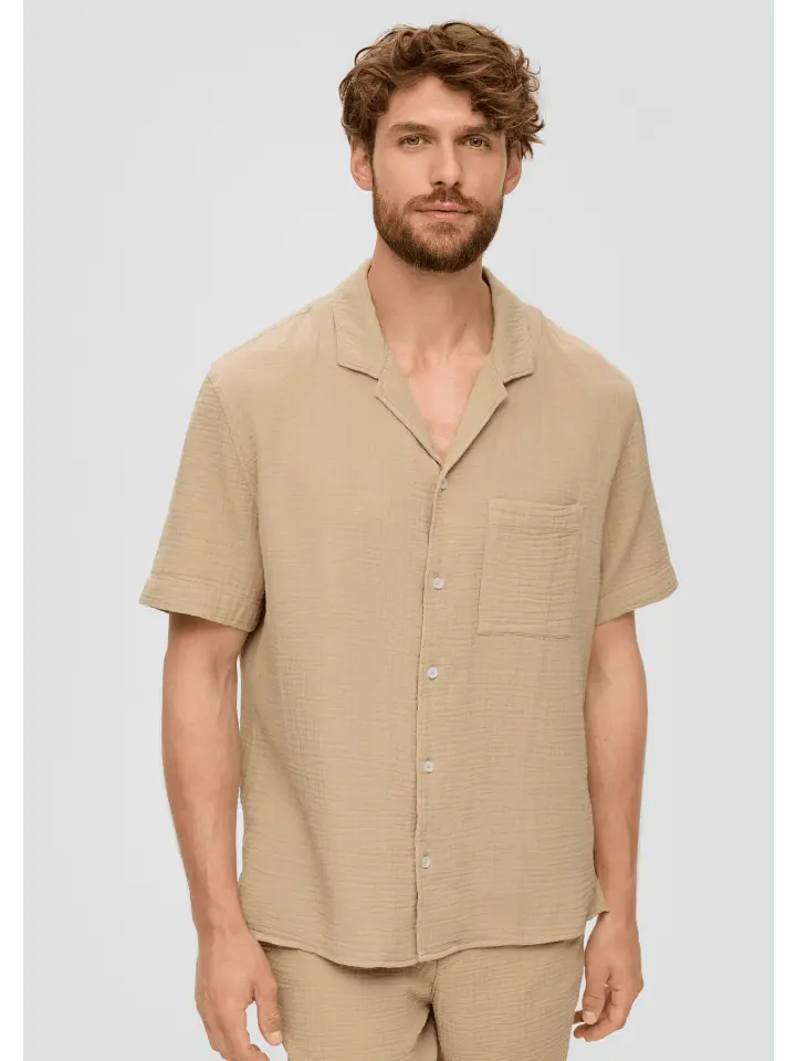 Рубашка s.Oliver, бежевый
Рубашка s.Oliver, бежевый