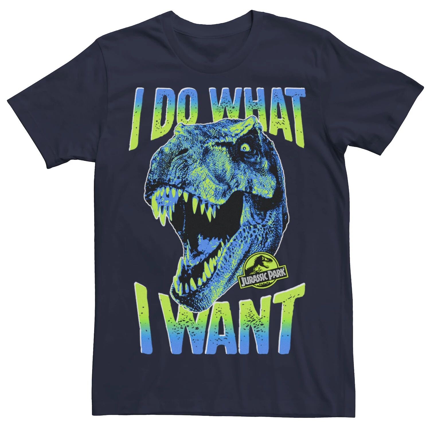 Мужская футболка Jurassic Park T-Rex I Do What I Want, Синяя Licensed Character, синий
Мужская футболка Jurassic Park T-Rex I Do What I Want, Синяя Licensed Character, синий