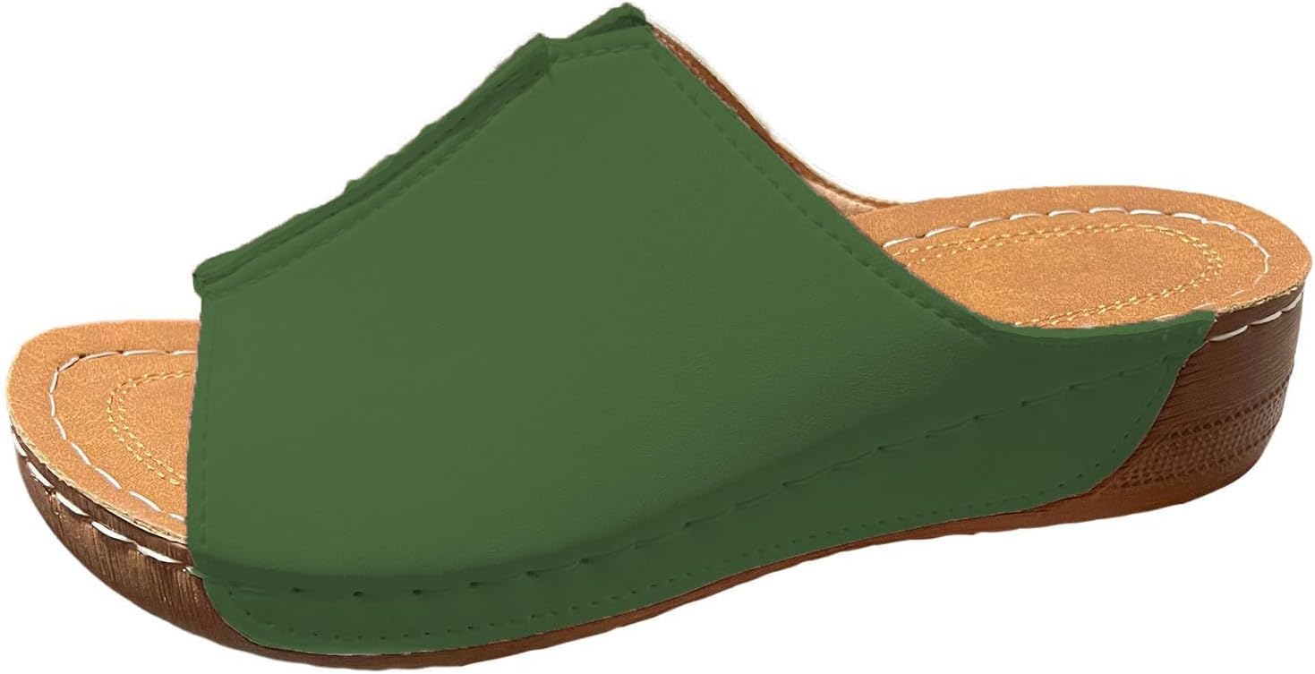 Ортопедические сандалии для женщин 2025, кожаные сандалии на платформе и танкетке, удобные шлепанцы с поддержкой свода, летние дышащие шлепанцы на ножку, повседневные пляжные сандалии для прогулок с комфортом на весь день Generic, зеленый
Ортопедические сандалии для женщин 2025, кожаные сандалии на платформе и танкетке, удобные шлепанцы с поддержкой свода, летние дышащие шлепанцы на ножку, повседневные пляжные сандалии для прогулок с комфортом на весь день Generic, зеленый