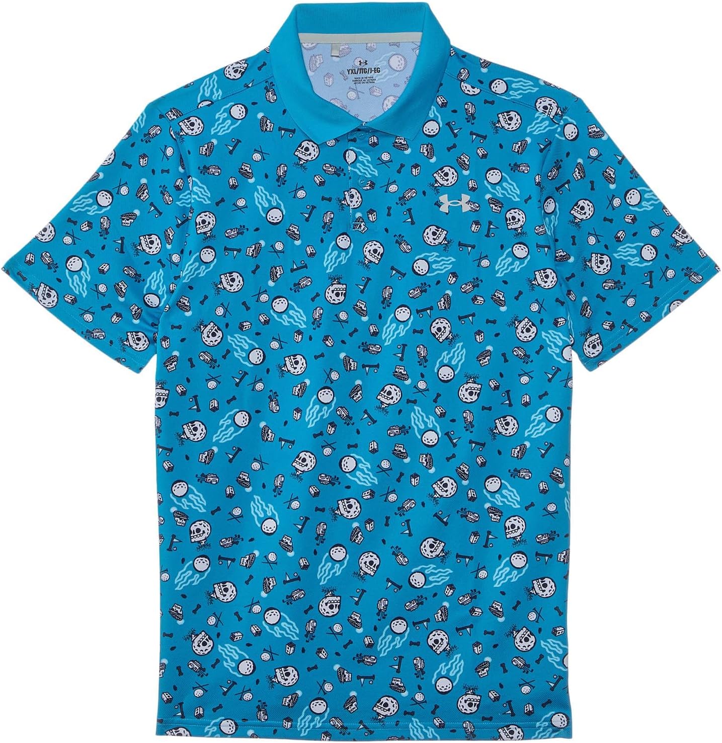 Under Armour Boys Matchplay Printed Golf Polo, Ether Blue/Halo Gray
Under Armour Boys Matchplay Printed Golf Polo, Ether Blue/Halo Gray